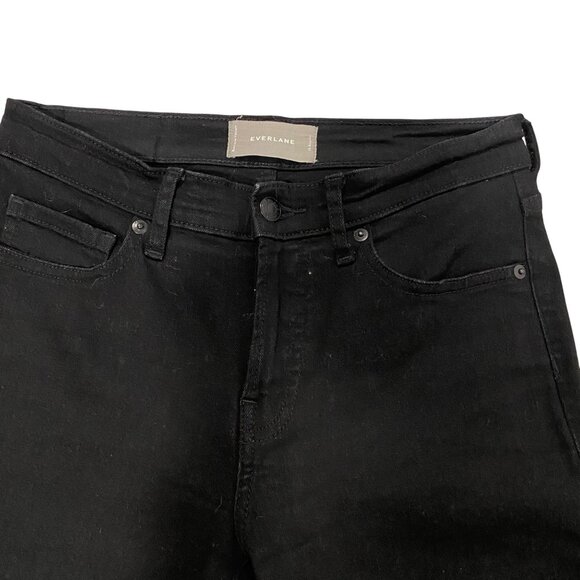 Everlane‎ Mid-Rise Black Skinny Jeans Size 28 - Picture 8 of 8